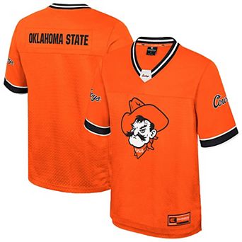 Men's Colosseum Orange Oklahoma State Cowboys Nothing But The Hits Football Jersey