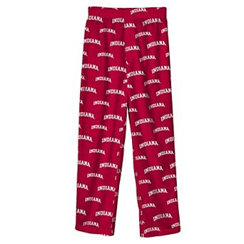 Youth Crimson Indiana Hoosiers Team Color Printed Pants
