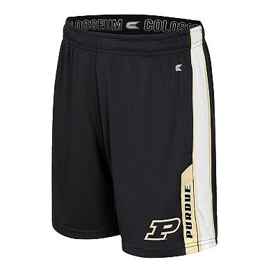 Youth Colosseum Black Purdue Boilermakers Gumbaldia Shorts