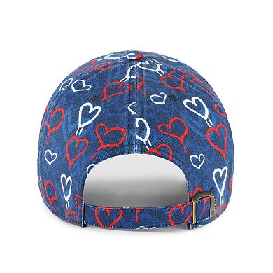 Girls Youth '47 Navy Atlanta Braves Mural Clean Up Adjustable Hat