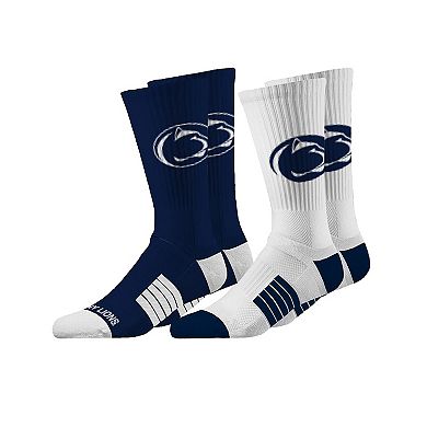 Unisex Strideline Penn State Nittany Lions Premium Knit 2-Pack Half Calf Socks Set