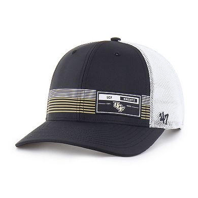 Men's '47 Black UCF Knights Rangefinder brrr Trucker Adjustable Hat
