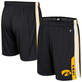 Youth Colosseum Black Iowa Hawkeyes Gumbaldia Shorts