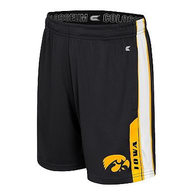 Youth Colosseum Black Iowa Hawkeyes Gumbaldia Shorts