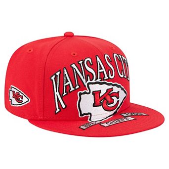 Men's New Era Red Kansas City Chiefs Oversized 59FIFTY Fitted Hat