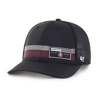 Men's '47 Black Florida State Seminoles Rangefinder brrr Trucker Adjustable Hat