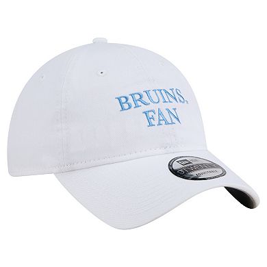 Men's New Era White UCLA Bruins Fan 9TWENTY Adjustable Hat