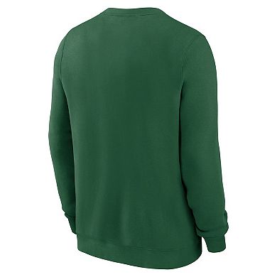 Men's Nike Green New York Jets Primetime Club Fleece Pullover Sweatshirt
