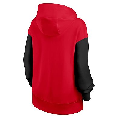 Women's Nike Scarlet/Black Ohio State Buckeyes Oversized Legacy Phoenix