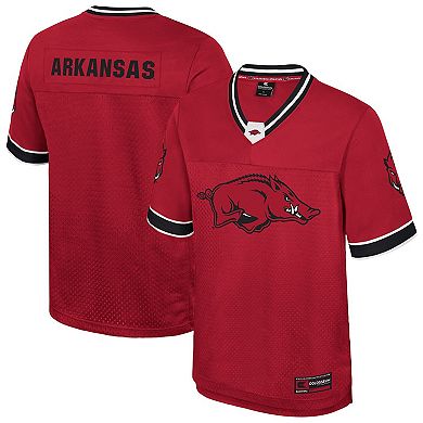 Men's Colosseum Cardinal Arkansas Razorbacks Nothing But The Hits Football Jersey