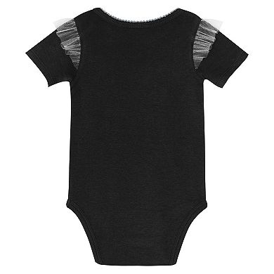 Girls Infant Outerstuff Las Vegas Raiders My Team Rocks Bodysuit and Skirt Set