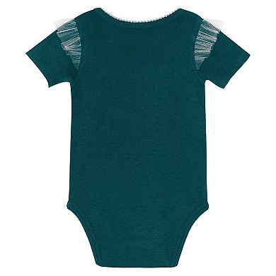 Girls Infant Outerstuff Philadelphia Eagles My Team Rocks Bodysuit and Skirt Set
