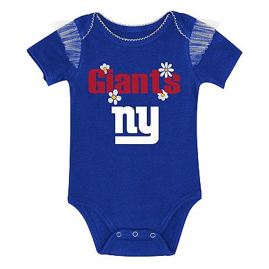 Girls Infant Outerstuff New York Giants My Team Rocks Bodysuit and Skirt Set