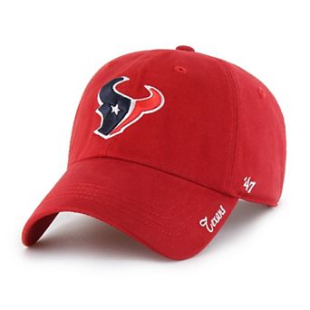 Women's '47 Red Houston Texans Miata Clean Up Adjustable Hat
