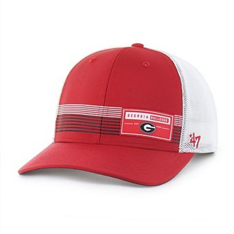 Men's '47 Red Georgia Bulldogs Rangefinder brrr Trucker Adjustable Hat