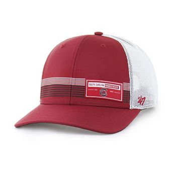 Men's '47 Garnet South Carolina Gamecocks Rangefinder brrr Trucker Adjustable Hat