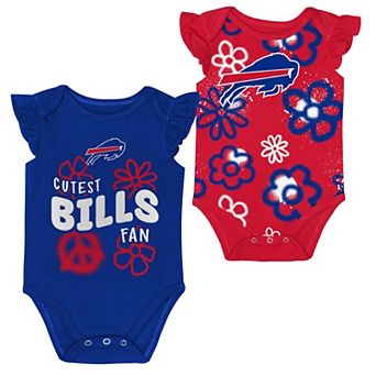 Girls Newborn & Infant Outerstuff Buffalo Bills The Sunshine Two-Piece Bodysuit Set