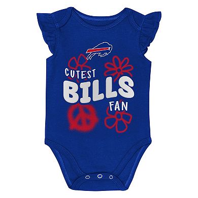 Girls Newborn & Infant Outerstuff Buffalo Bills The Sunshine Two-Piece Bodysuit Set