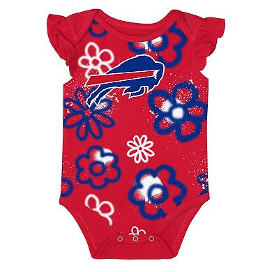 Girls Newborn & Infant Outerstuff Buffalo Bills The Sunshine Two-Piece Bodysuit Set