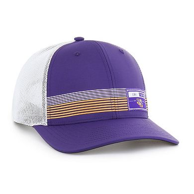Men's '47 Purple LSU Tigers Rangefinder brrr Trucker Adjustable Hat