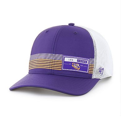 Men's '47 Purple LSU Tigers Rangefinder brrr Trucker Adjustable Hat