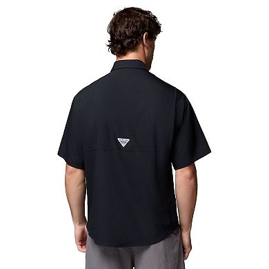 Men's Columbia Black Arkansas Razorbacks Tamiami Omni-Shade Button-Down Shirt