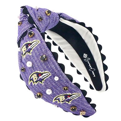 Brianna Cannon Baltimore Ravens Cross Stitch Headband