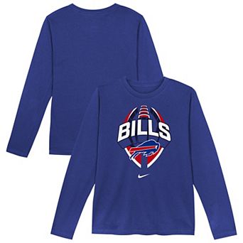 Preschool Nike  Royal Buffalo Bills Primetime Legend Icon��Long Sleeve Performance T-Shirt