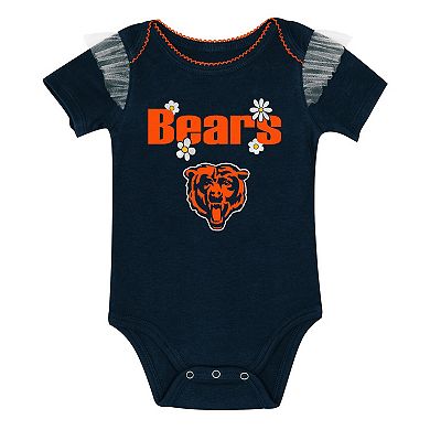 Girls Infant Outerstuff Chicago Bears My Team Rocks Bodysuit and Skirt Set