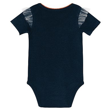 Girls Infant Outerstuff Chicago Bears My Team Rocks Bodysuit and Skirt Set