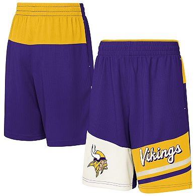 Youth Purple Minnesota Vikings Fandemonium Mesh Shorts