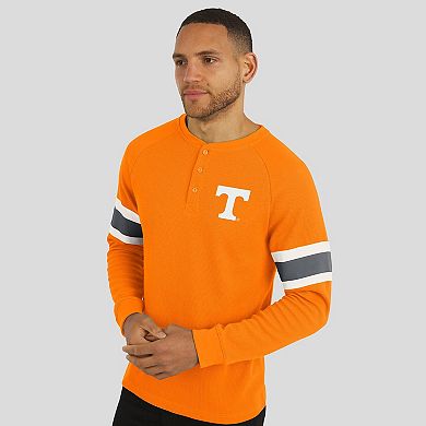 Men's Darius Rucker Collection by Fanatics Tennessee Orange Tennessee Volunteers Waffle-Knit Raglan Long Sleeve Henley T-Shirt