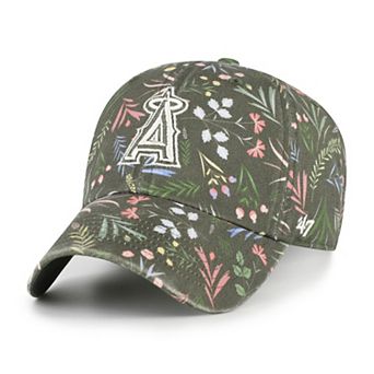 Women's '47 Olive Los Angeles Angels Moss Verbena Clean Up Adjustable Hat