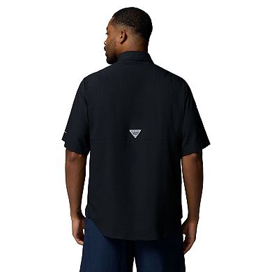 Men's Columbia Black Texas A&M Aggies Tamiami Omni-Shade Button-Down Shirt