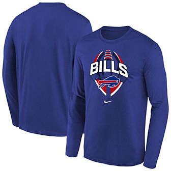Youth Nike  Royal Buffalo Bills Primetime Legend Icon��Long Sleeve Performance T-Shirt