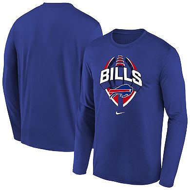 Youth Nike Royal Buffalo Bills Primetime Legend Icon Long Sleeve Performance T-Shirt