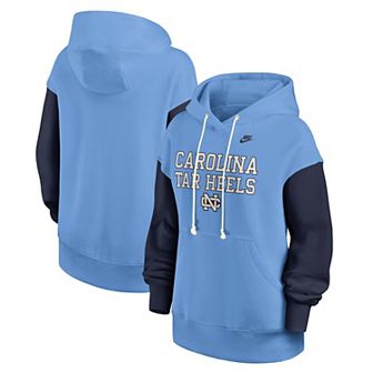 Women's Nike Carolina Blue/Navy North Carolina Tar Heels Oversized Legacy Phoenix Pullover Hoodie
