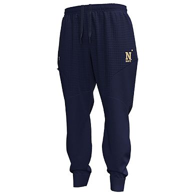 Men's Under Armour Navy Navy Midshipmen Unstoppable Fleece Jogger Pants