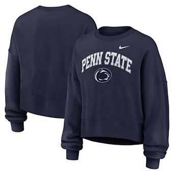 Women's Nike Navy Penn State Nittany Lions Oversized Phoenix Arch Pullover Sweatshirt