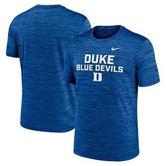 Men's Nike Royal Duke Blue Devils Campus Center Stack Velocity Performance T-Shirt