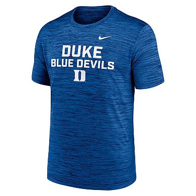 Men's Nike Royal Duke Blue Devils Campus Center Stack Velocity Dri-FIT T-Shirt
