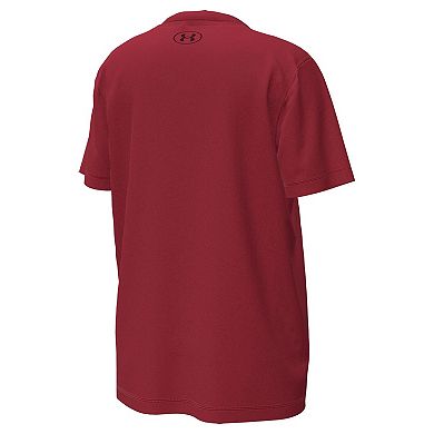 Youth Under Armour Garnet South Carolina Gamecocks Inline Tech Stretch T-Shirt