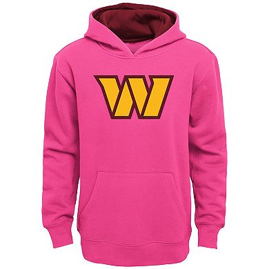 Youth Girl's Outerstuff Pink Washington Commanders Prime Hoodie