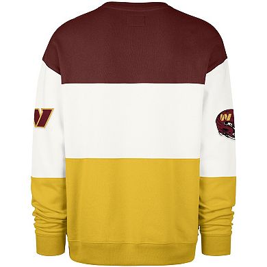 Men's '47 Burgundy/Gold Washington Commanders Breeze Maximalist Sweatshirt