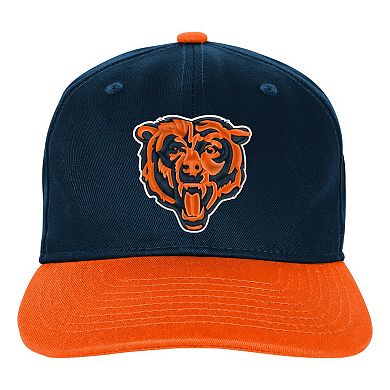 Youth Outerstuff Navy Chicago Bears True Retro Adjustable Hat