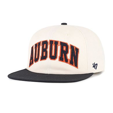 Unisex '47 Natural Auburn Tigers Crossover Off Hand Captain Adjustable Hat