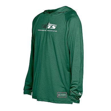 Men's New Era Green New York Jets Functional Fandom Hoodie