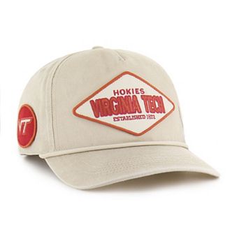 Unisex '47 Cream Virginia Tech Hokies Outdoorsmen Cairn Hitch Adjustable Hat