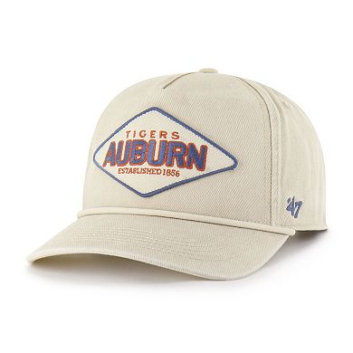 Unisex '47 Cream Auburn Tigers Outdoorsmen Cairn Hitch Adjustable Hat