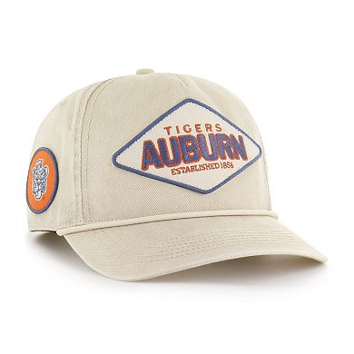 Unisex '47 Cream Auburn Tigers Outdoorsmen Cairn Hitch Adjustable Hat